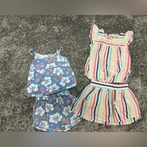 Floral and Striped Kids' Outfits